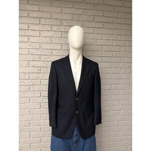 Club Room Men Navy Sport Blazer Jacket Size 38 S